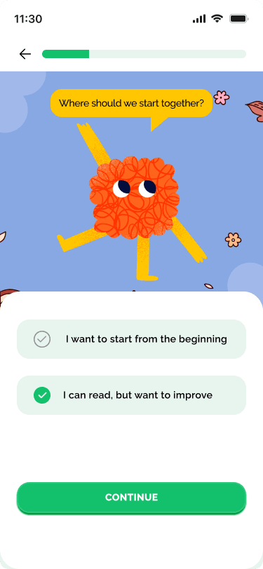 Calb Space App Screen 2